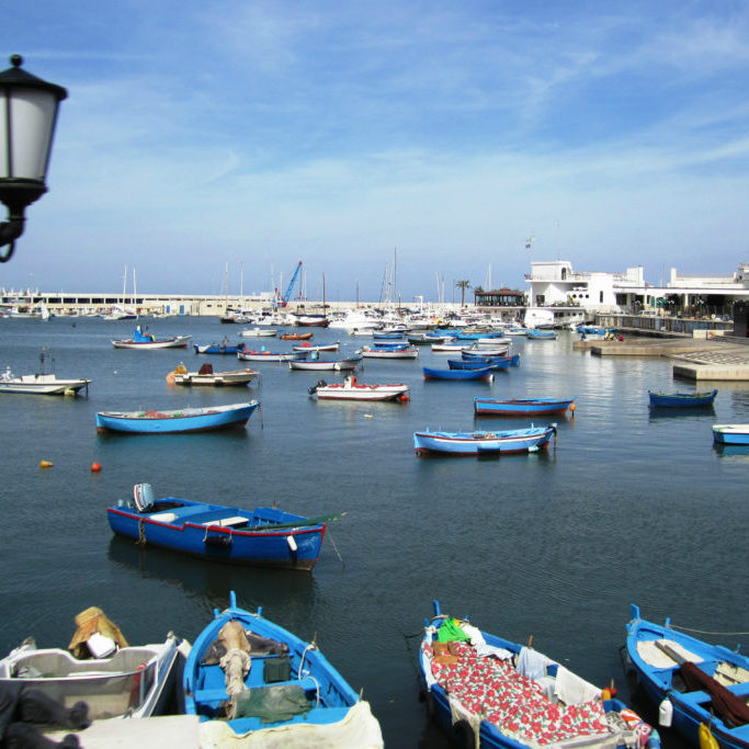 Bari, italy, fishing, boats