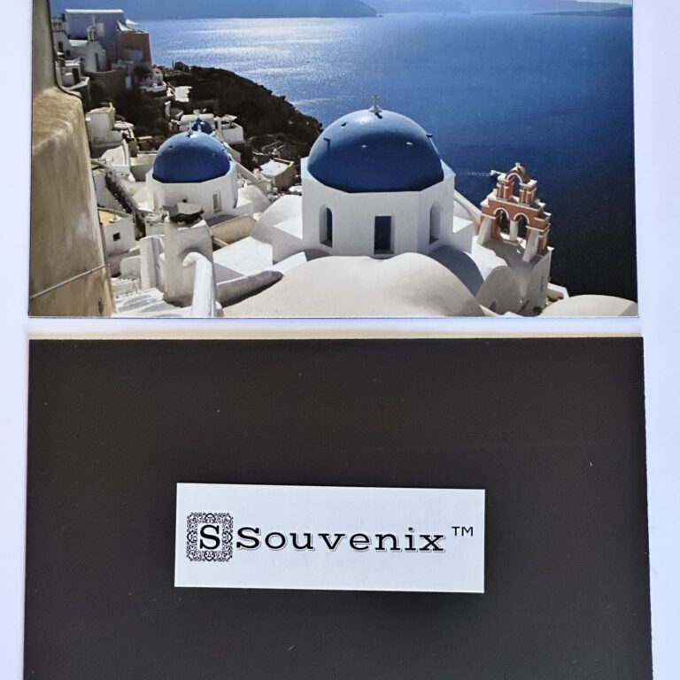 Santorini Blue Domes Magnetic Decal